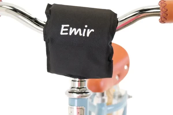 Optional: Lenkerpolster mit Namen schwarz