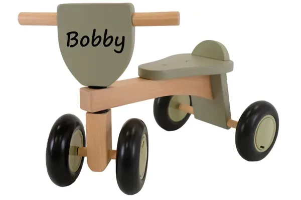 Optional: schwarzer Namensaufkleber