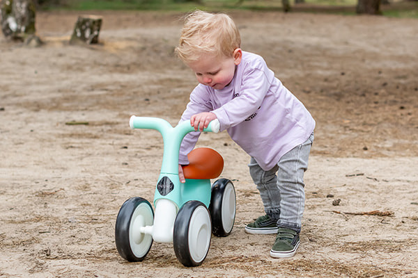 Ein Laufrad mit spielerischem Design