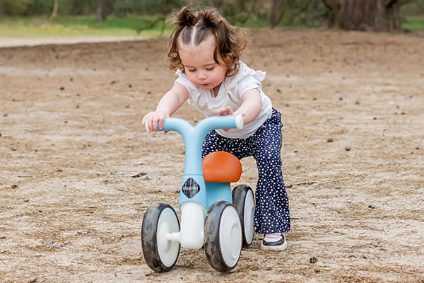 Ein Laufrad mit spielerischem Design