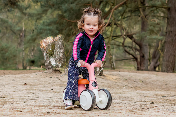 Ein Laufrad mit spielerischem Design