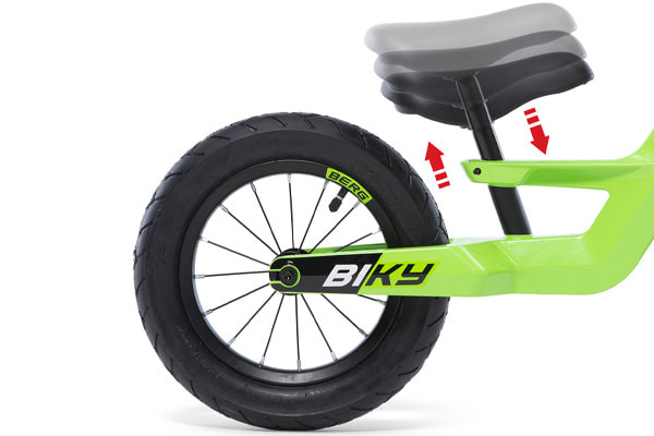 Stufenlos verstellbarer Sattel