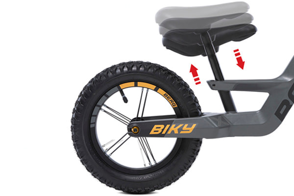 Stufenlos verstellbarer Sattel