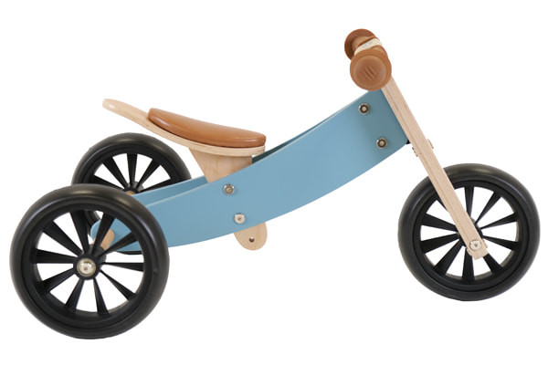 Als Dreirad mit niedrigem Rahmen