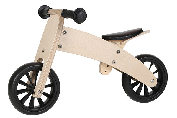 Das Smart Bike als Laufrad montiert (hoher Rahmen).