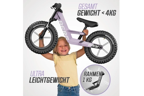 Leichtes Gewicht dank Magnesiumrahmen