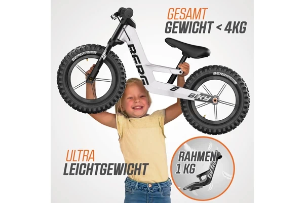 Leichtes Gewicht dank Magnesiumrahmen