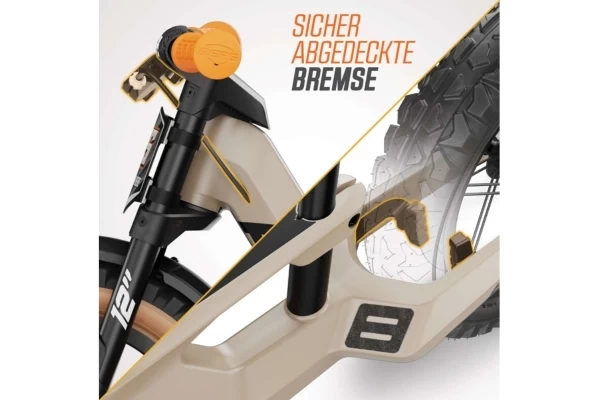 Laufrad mit Handbremse