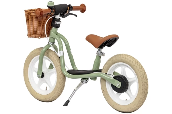 Mit Handbremse und Ständer