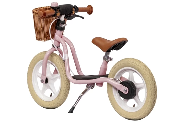 Mit Handbremse und Ständer