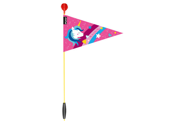 Sicherheitswimpel Rosa Einhorn von Puky.