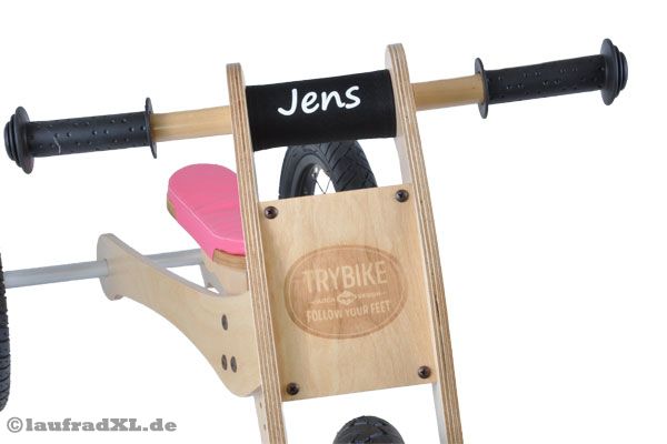 Für Namen bis max. 10 Zeichen, Schriftfarbe Weiß.