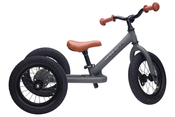 Trybike Steel Vintage mattgrau 2 in 1 Laufradxl