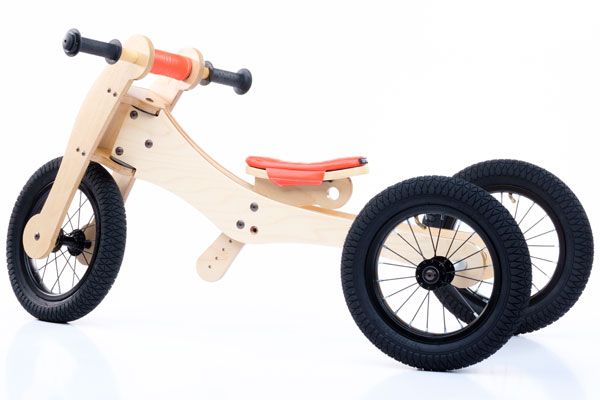 Die breiten Luftreifen bieten hohen Fahrkomfort.