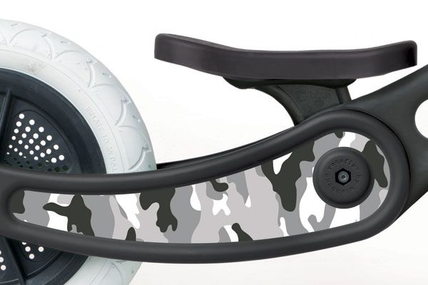 Grauen Camouflage-Stickern.