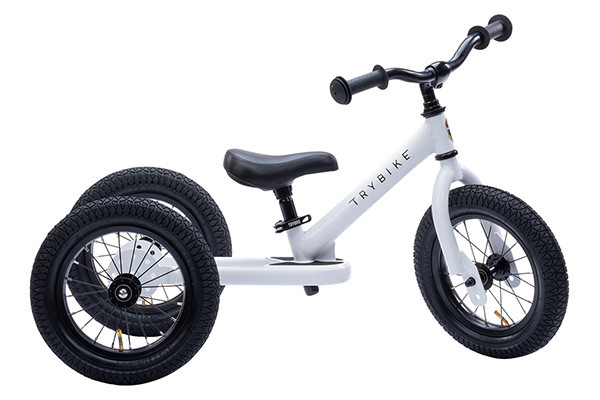 Steel weiß 2-in-1 laufrad von Trybike