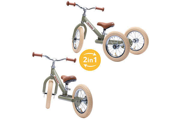 Verwandeln Sie das Laufrad einfach in ein Zweirad